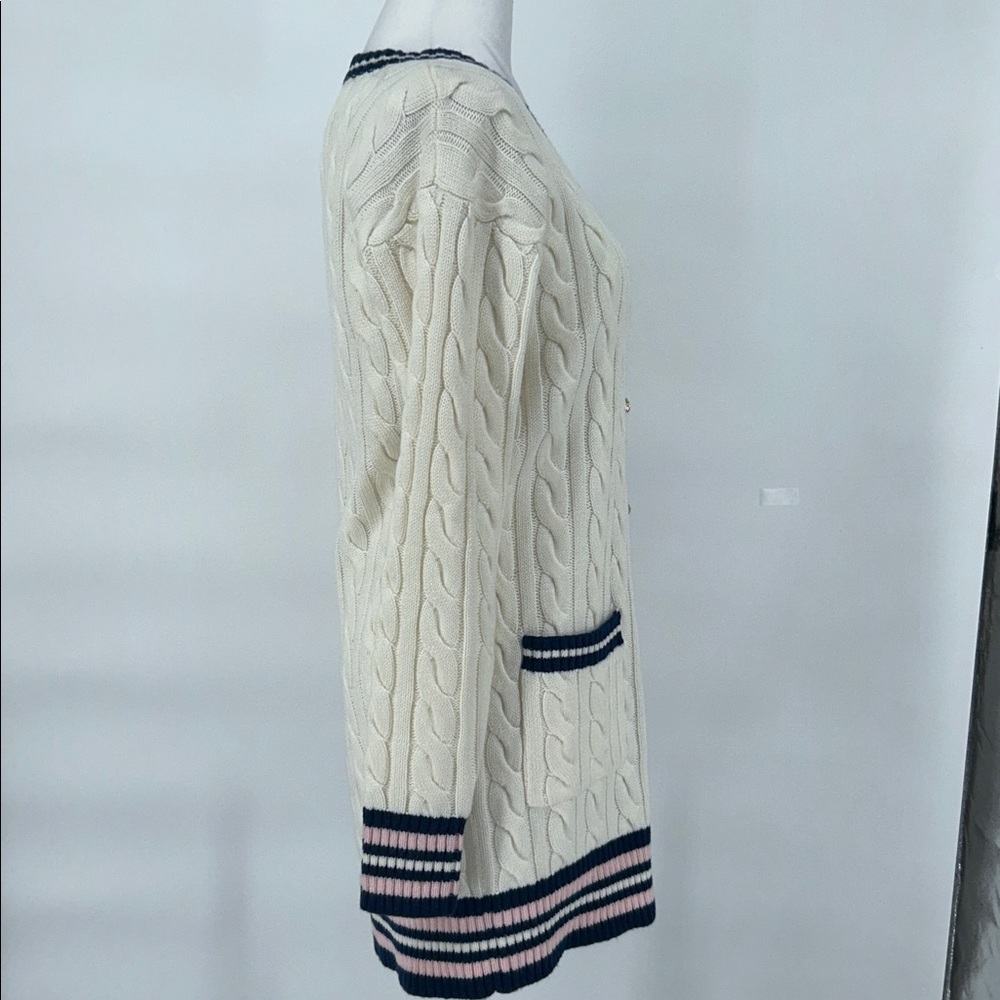 New Saylor Women's Marisole Long Sleeve Sweater Dress Cream SZ S - Picture 4 of 11